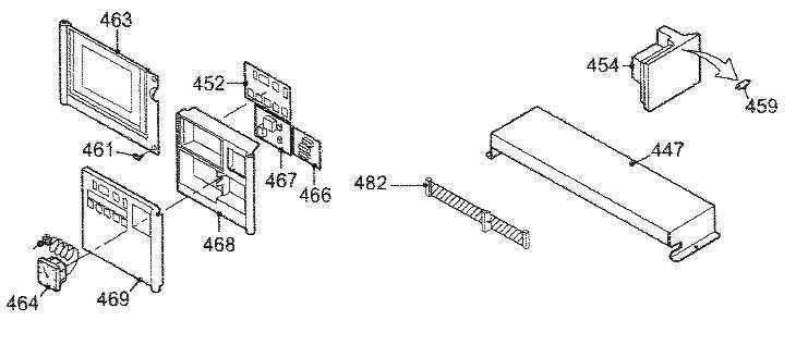 Exploded Diagram for CONTROL PANEL