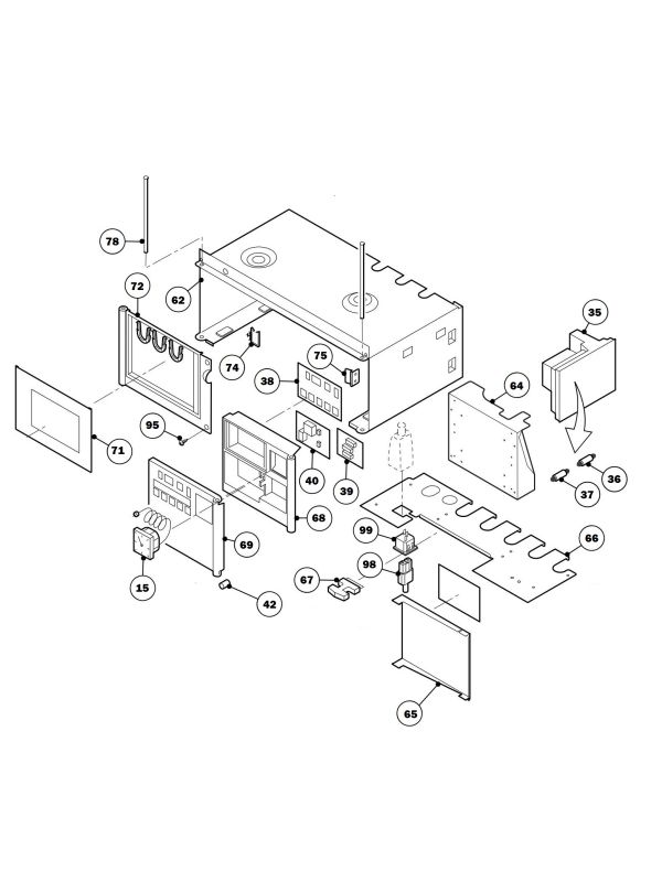 Exploded Diagram for CONTROL PANEL