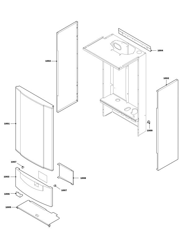 Exploded Diagram for CASE ASSEMBLY
