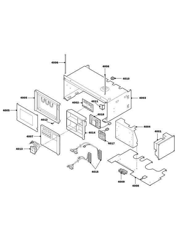 Exploded Diagram for CONTROL PANEL