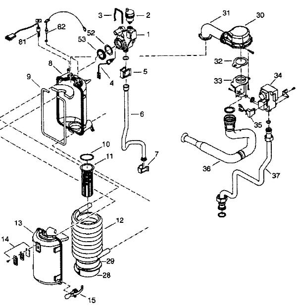 Exploded Diagram for HEAT EXCHANGER