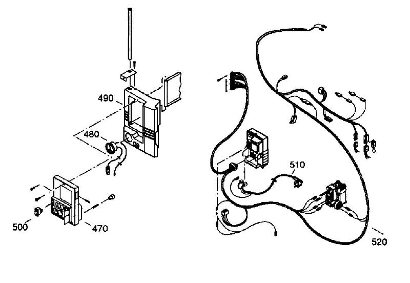 Exploded Diagram for CONTROL PANEL