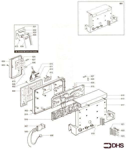Exploded Diagram for ELECTRICAL BOX