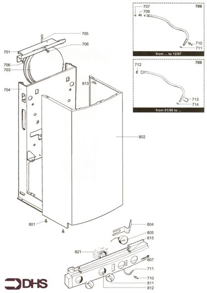 Exploded Diagram for CHASSIS - FRONT CASE