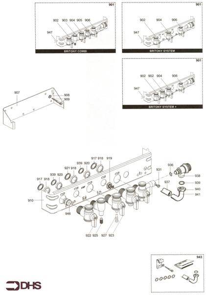Exploded Diagram for JIG PLATE & PIPE FITTING