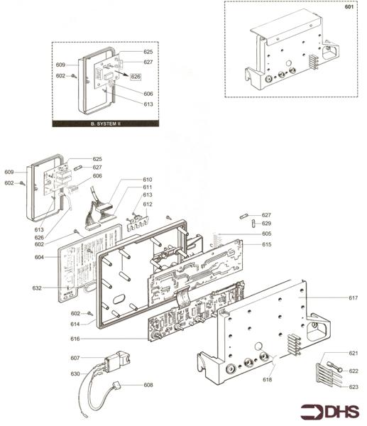 Exploded Diagram for ELECTRICAL BOX