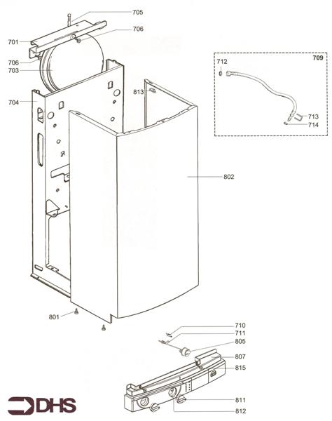 Exploded Diagram for CHASSIS - FRONT CASE
