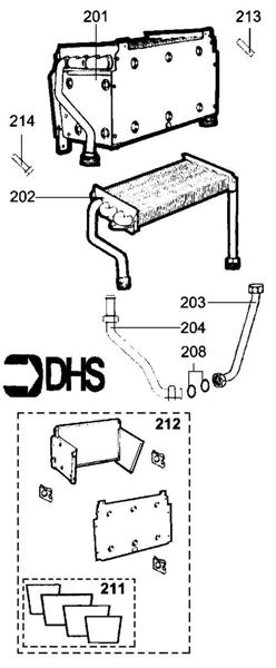 Exploded Diagram for HEATING BODY