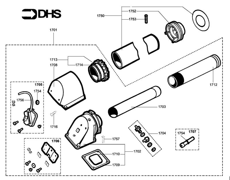 Exploded Diagram for FLUE ASSY