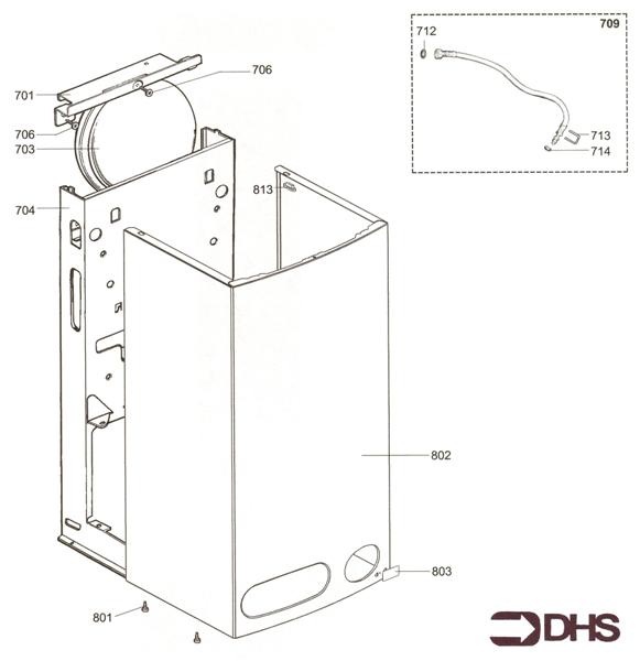 Exploded Diagram for CHASSIS - FRONT CASE