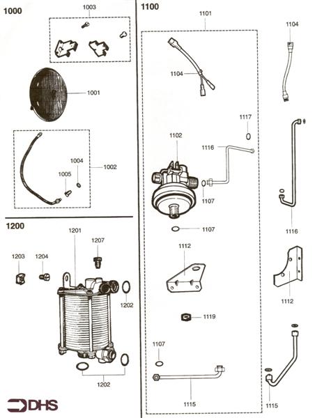 Exploded Diagram for EXPANSION VES -FLOW SWITCH-WAT