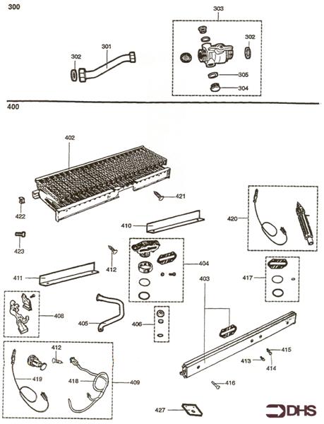 GAS TUBE - BURNER ASSY logo