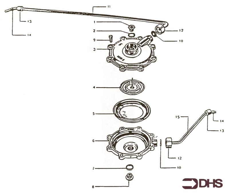 Exploded Diagram for WATER SECTION