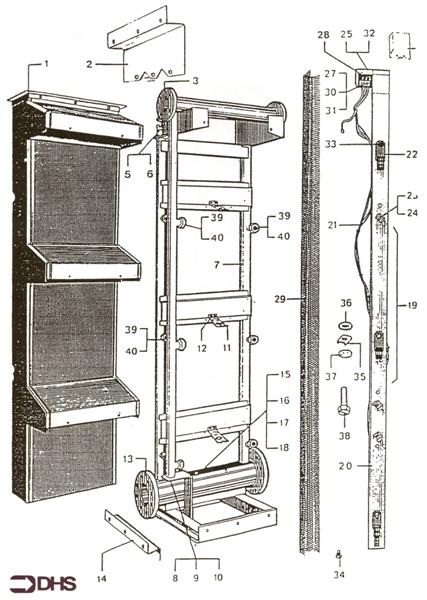 Exploded Diagram for CHASSIS ASSY VIEW 1