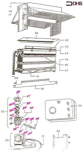 Exploded Diagram for CHASSIS ASSY VIEW 2
