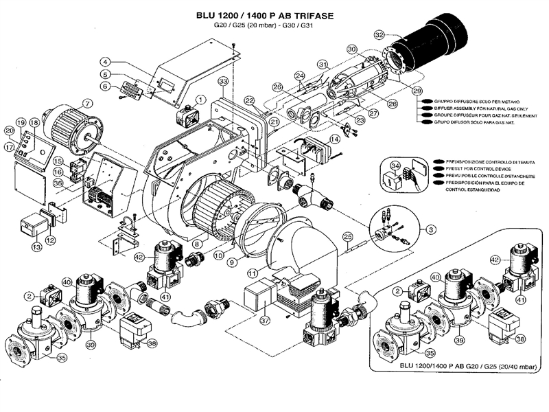 Exploded Diagram for ALL PARTS