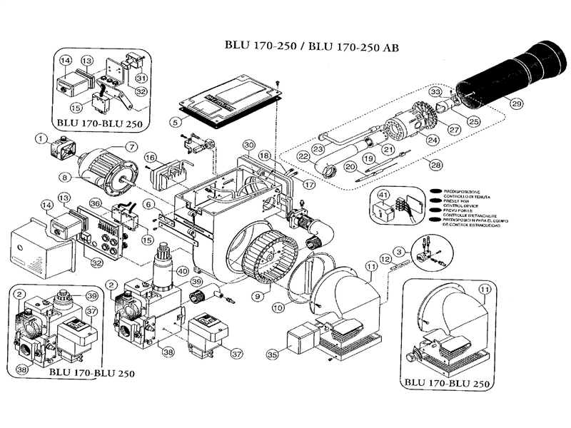 Exploded Diagram for ALL PARTS