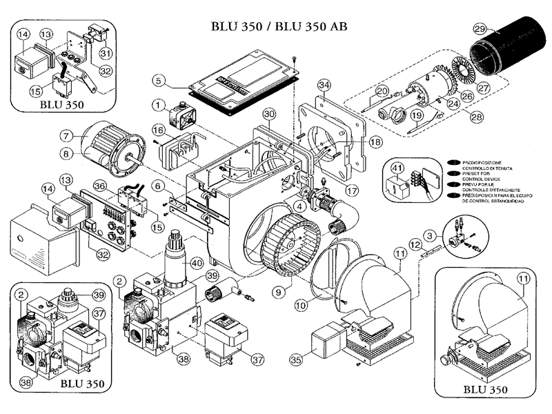 Exploded Diagram for ALL PARTS