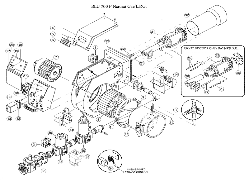 Exploded Diagram for ALL PARTS