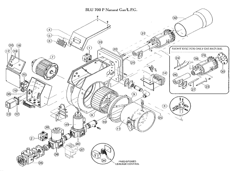 Exploded Diagram for ALL PARTS