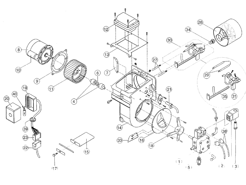 Exploded Diagram for ALL PARTS