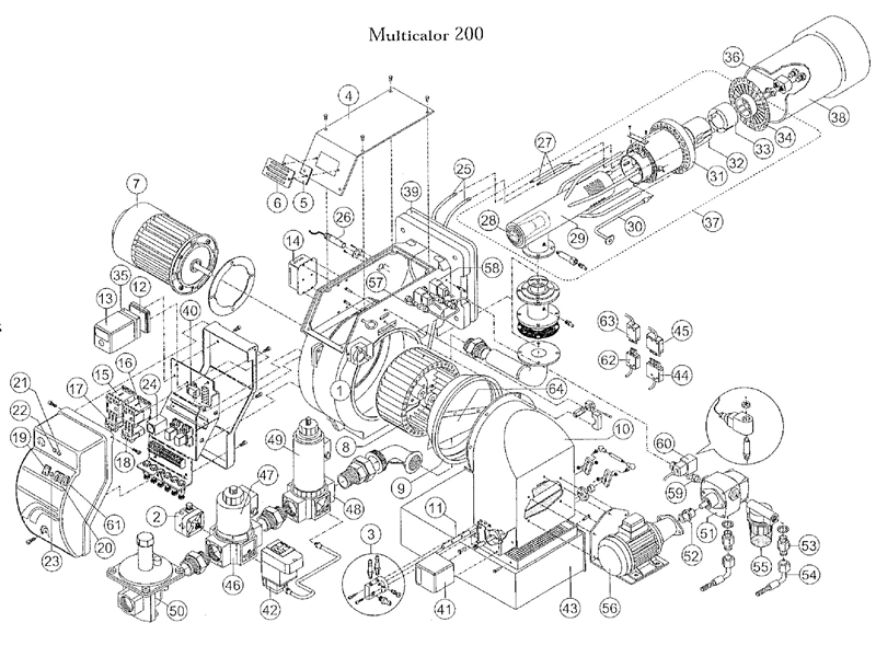 Exploded Diagram for ALL PARTS