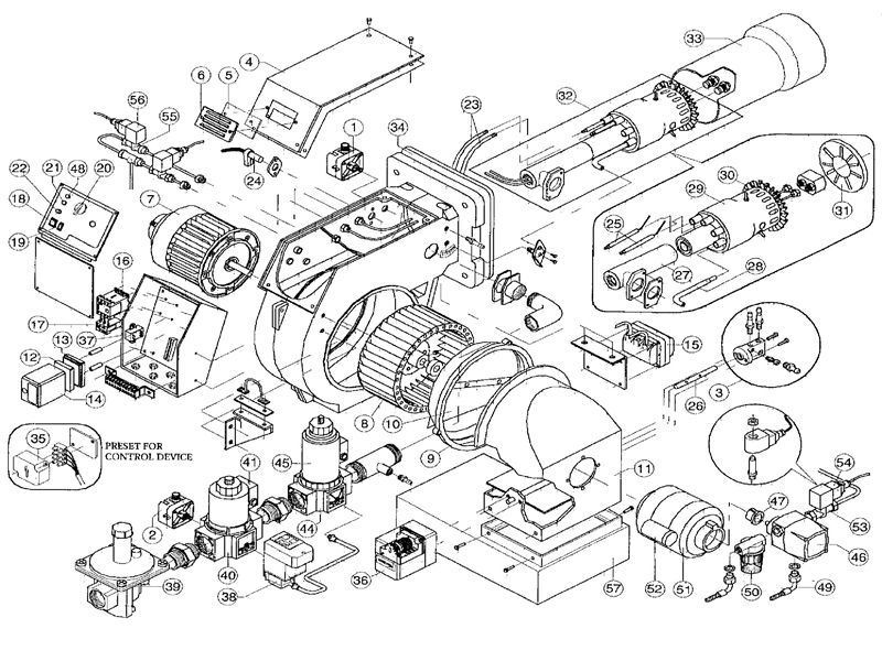 Exploded Diagram for ALL PARTS