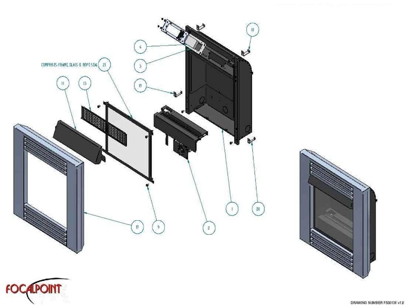 Exploded Diagram for FIRE FRONT