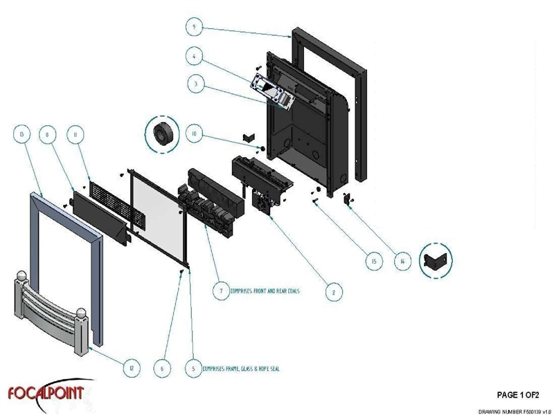 Exploded Diagram for FIRE FRONT