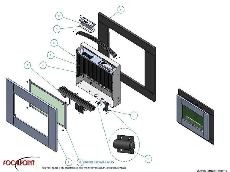 Exploded Diagram for FIRE FRONT