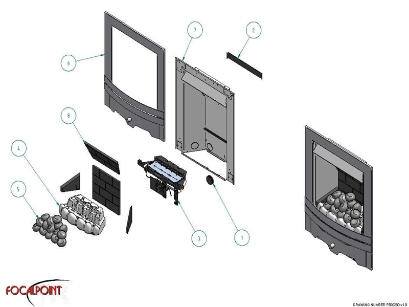 Exploded Diagram for FIRE FRONT