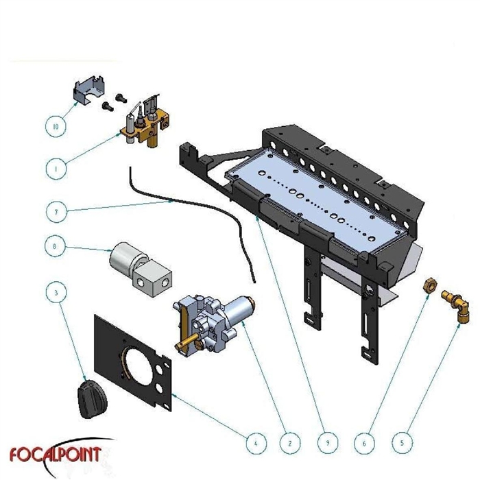 BURNER TRAY ASSEMBLY logo