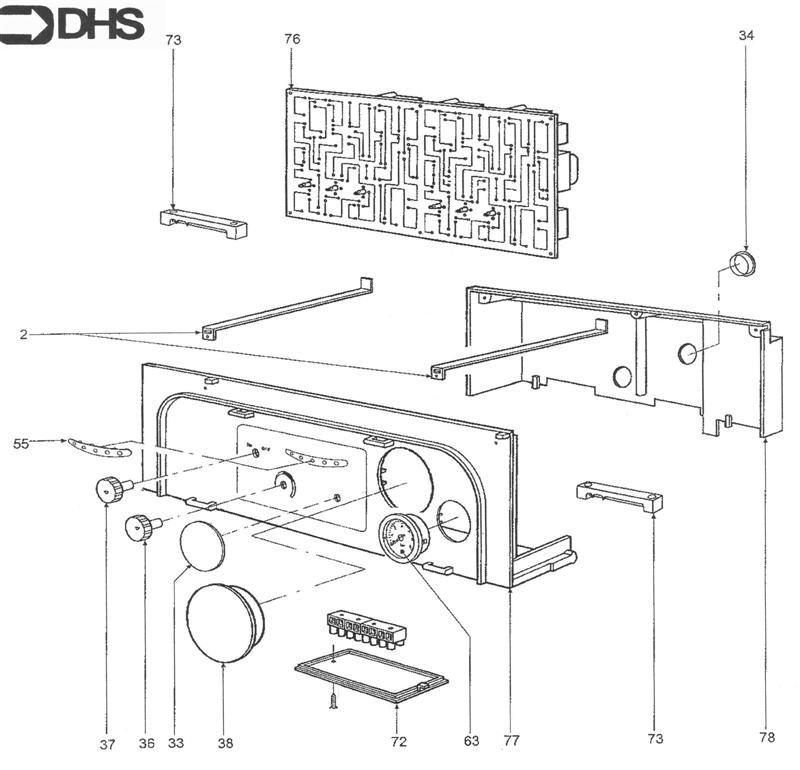 Exploded Diagram for CONTROL BOX