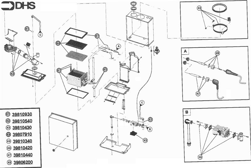 Exploded Diagram for GAS LINE