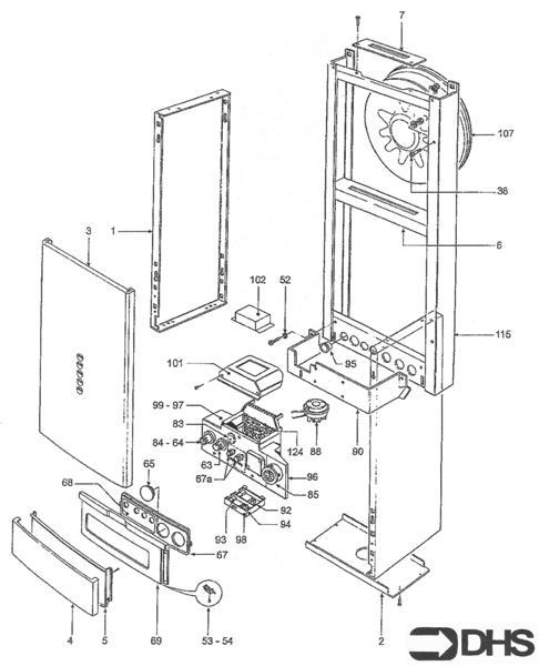 Exploded Diagram for CASING