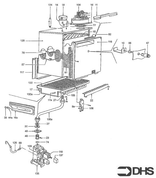 Exploded Diagram for GAS LINE