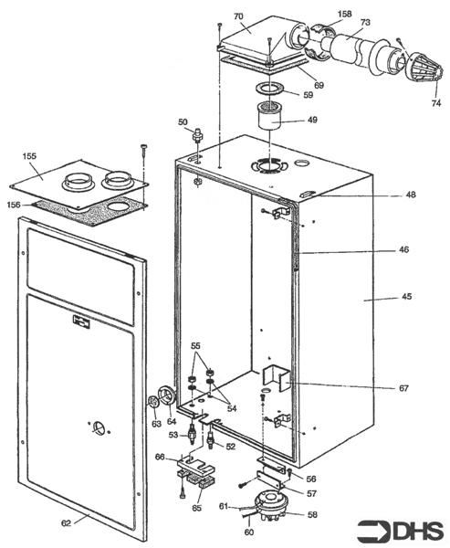 Exploded Diagram for ROOM SEALED COMPARTMENT