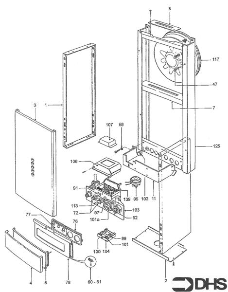 Exploded Diagram for CASING