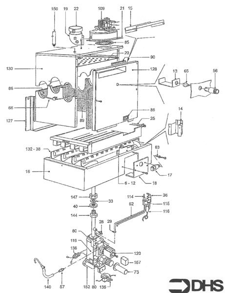 Exploded Diagram for GAS LINE