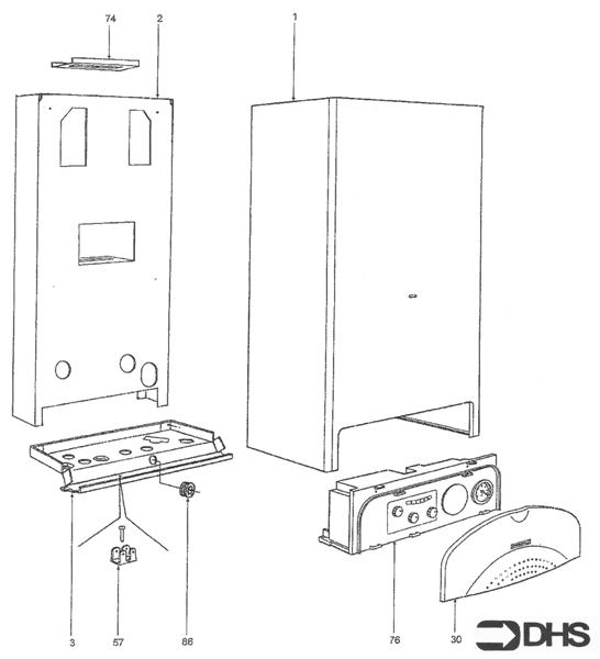 Exploded Diagram for CASING ASSY