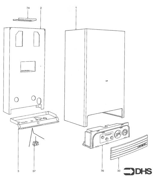 Exploded Diagram for CASING ASSY