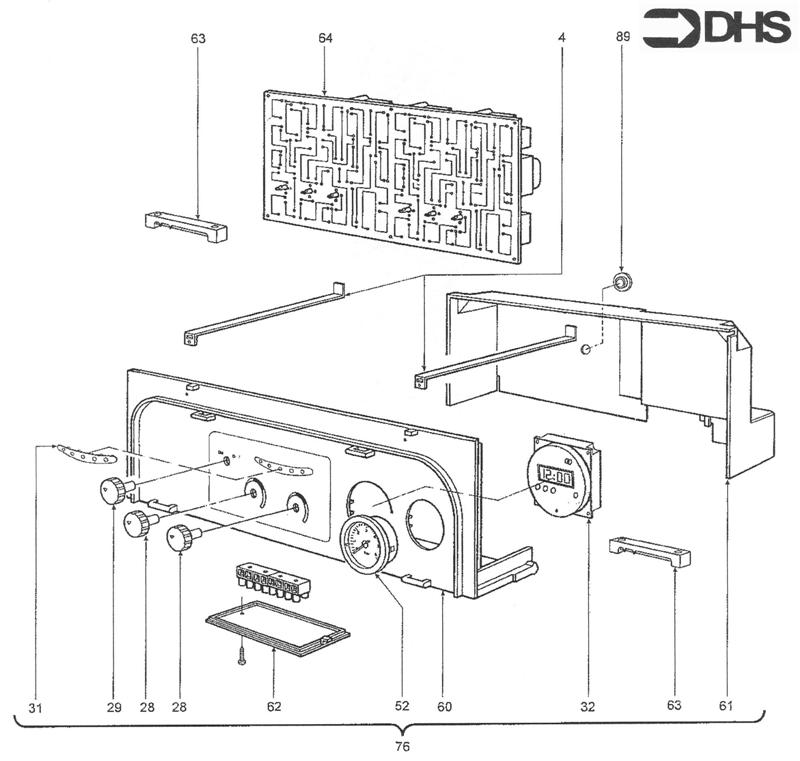 Exploded Diagram for CONTROL PANEL