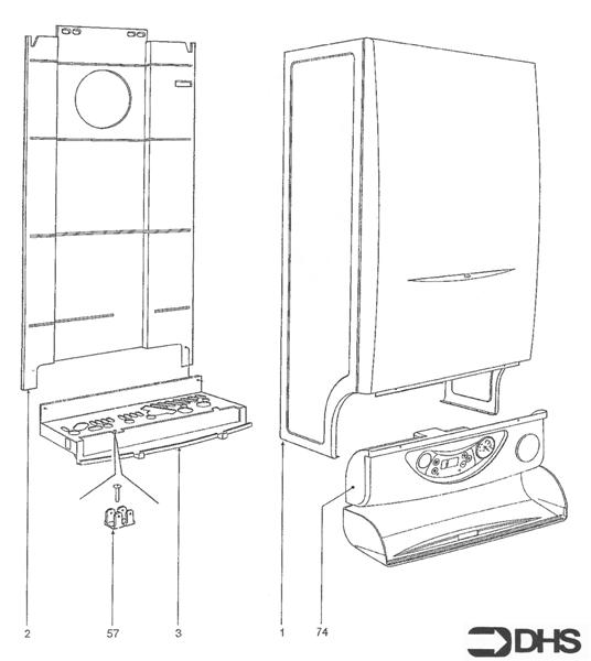 Exploded Diagram for CASING ASSY
