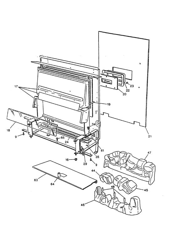 Exploded Diagram for FIREBOX ASSEMBLY