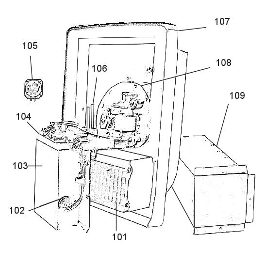 Exploded Diagram for FAN ASSEMBLY