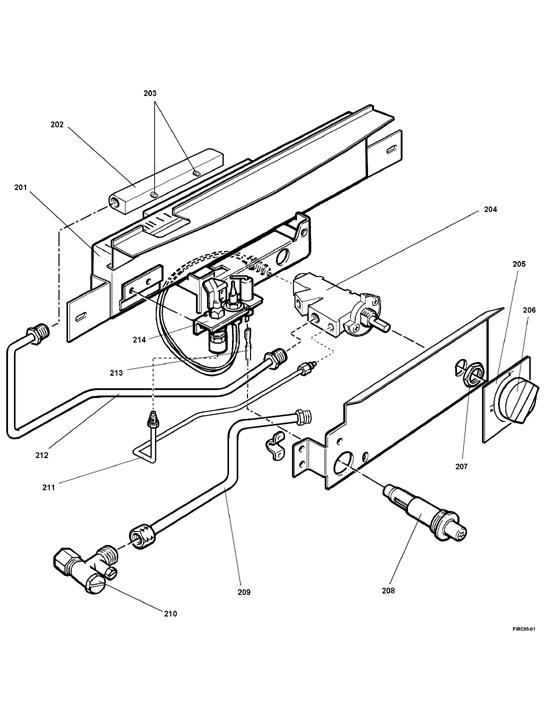 Exploded Diagram for GAS PARTS