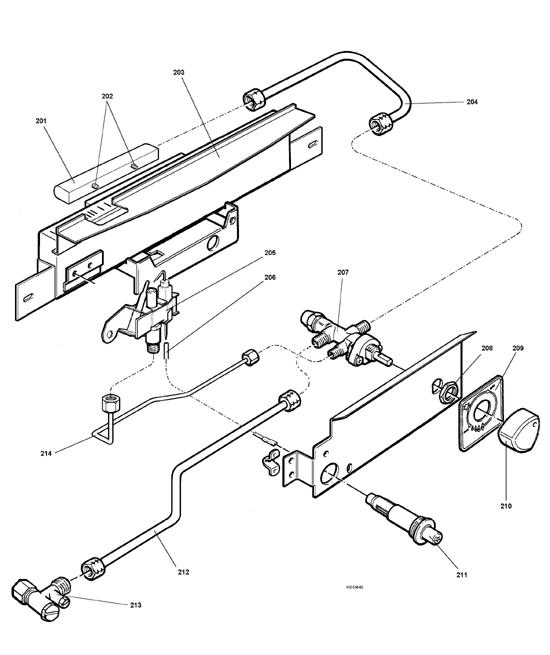 Exploded Diagram for GAS PARTS