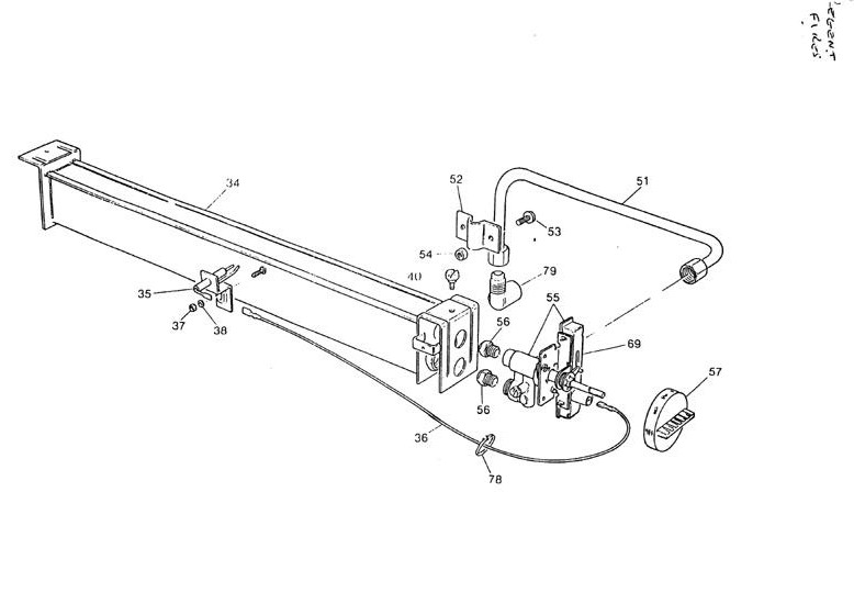 Exploded Diagram for GAS PARTS