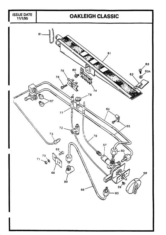 Exploded Diagram for GAS PARTS