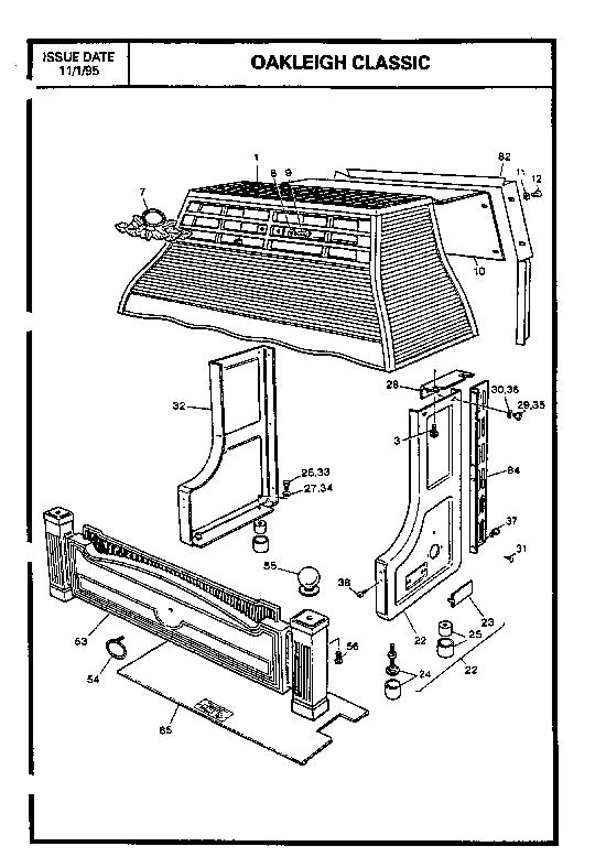 Exploded Diagram for CANOPY